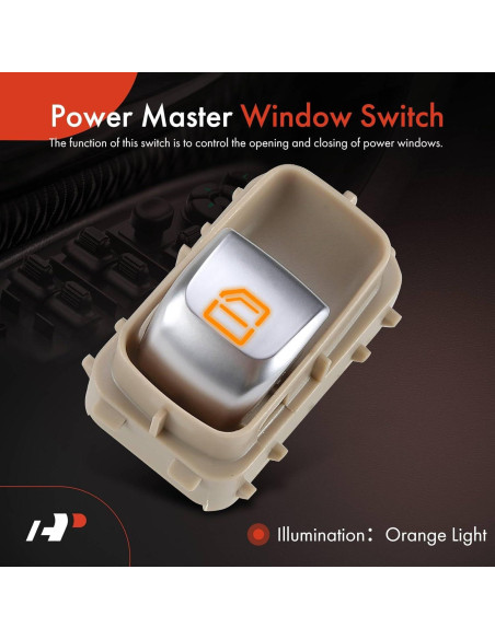 Interruptor Ventana Eléctrica A-Premium Beige para Mercedes-Benz