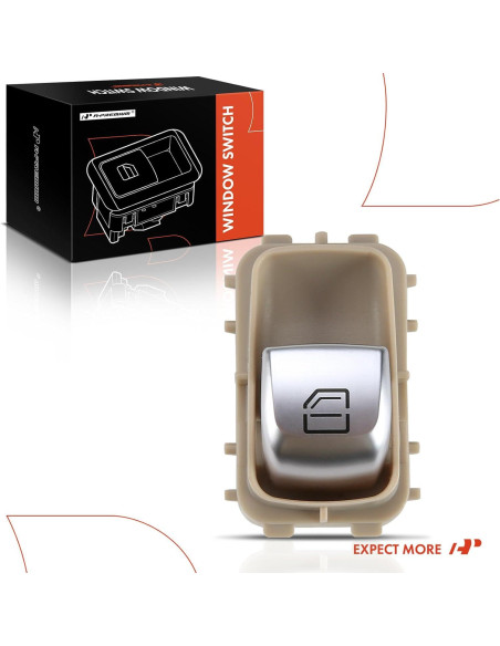 Interruptor Ventana Eléctrica A-Premium Beige para Mercedes-Benz