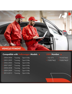 Regulador Ventana Eléctrico A-Premium VW Touareg 2004-2010 2