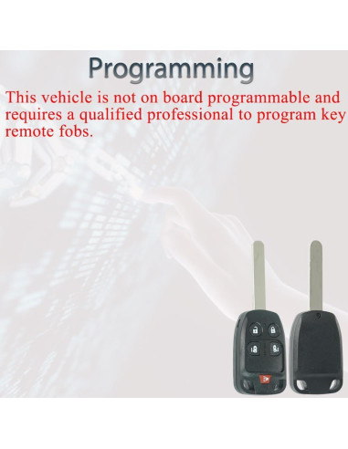 Llave remota Honda Odyssey 2011-2013 5 botones SUPALAND