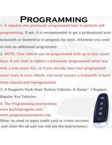 Llavero inteligente Ford Explorer Edge 2011-2019 M3N5WY8609