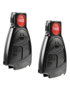 Funda Control Remoto Mercedes Clase C E G SLK AMG - 2 Piezas