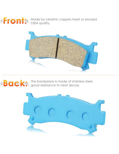 Juego de Pastillas de Freno Cerámicas ISEYEC para Honda