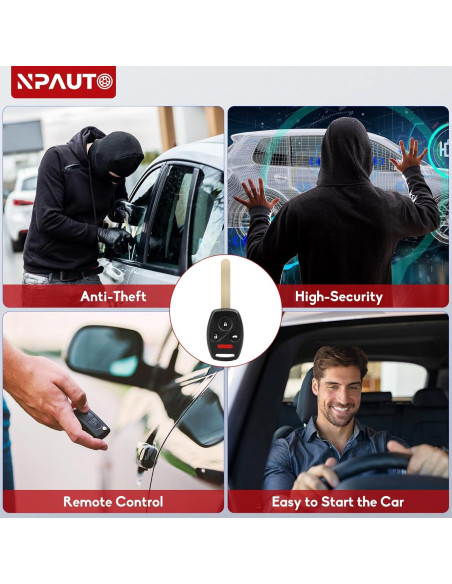 Llavero NPAUTO para Honda Pilot y Accord 2008-2015