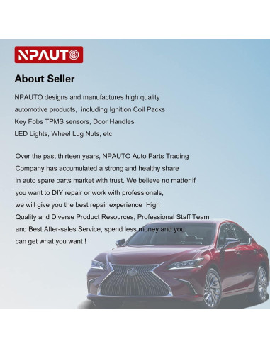 Llavero NPAUTO para Honda Pilot y Accord 2008-2015