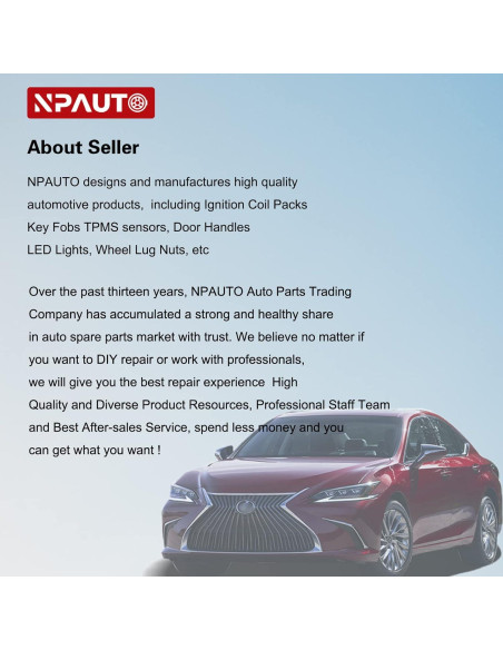 Llavero NPAUTO para Honda Pilot y Accord 2008-2015