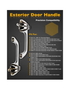 Mangos de Puerta Exterior Gledewen para Chevy y GMC 73-91 2