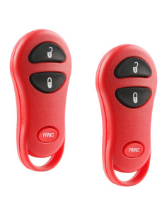 Control Remoto USARemote Rojo 3 Botones para Chrysler Dodge