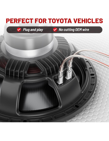 Adaptador de Conector de Altavoz RED WOLF para Toyota y Subaru