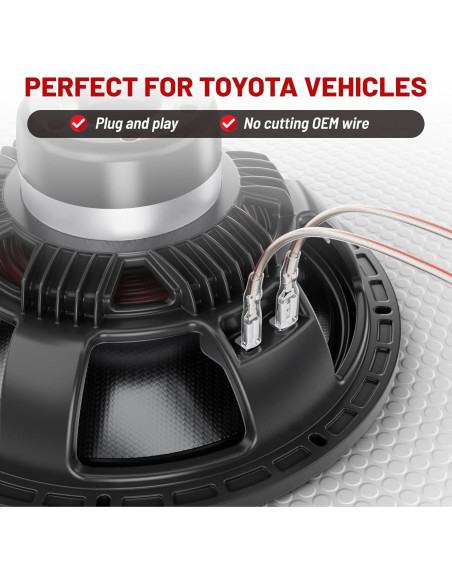 Adaptador de Conector de Altavoz RED WOLF para Toyota y Subaru