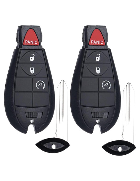 Llave control remoto sin llave Supaland IYZ-C01C para Dodge Jeep