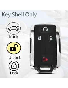 Funda de Llavero SUPALAND para Chevy Silverado 2014-2021 2