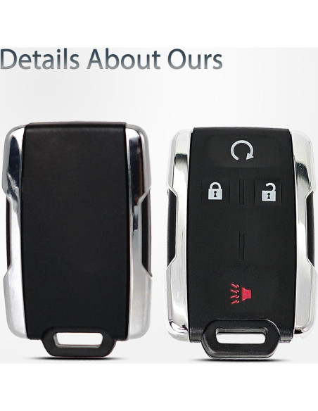 Funda de Llavero SUPALAND para Chevy Silverado 2014-2021