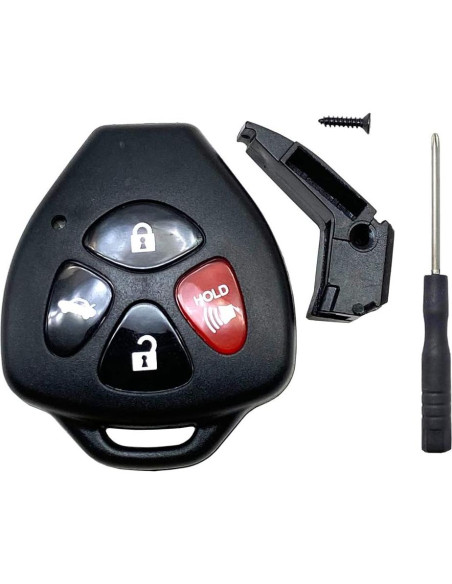 Carcasa de Llave Remota Toyota 4 Botones - Reemplazo