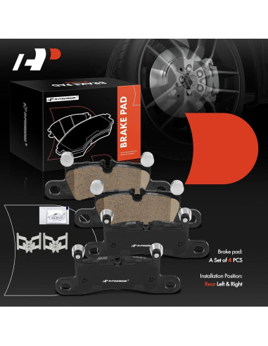 Juego de Pastillas de Freno Cerámicas A-Premium Porsche y VW