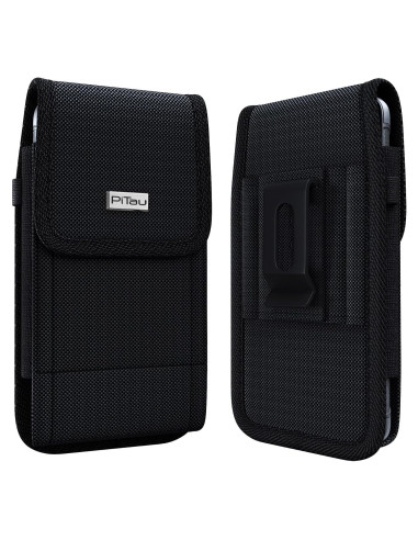 Funda PiTau para iPhone 16 Plus y Pro Max - Nylon Negro