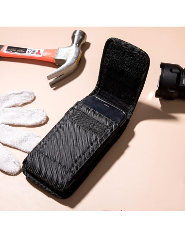 Funda PiTau para iPhone 16 Plus y Pro Max - Nylon Negro