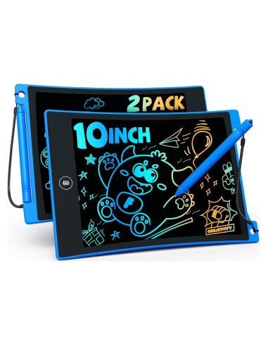 Tableta de Escritura LCD TEKFUN 10" Azul - 2 Paquetes