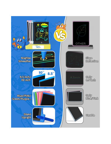 Tableta de Escritura LCD TEKFUN 10" Azul - 2 Paquetes