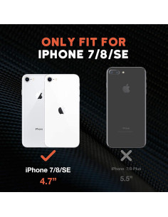 Funda NTG para iPhone SE 2022/2020/8/7 Resistente Azul 2