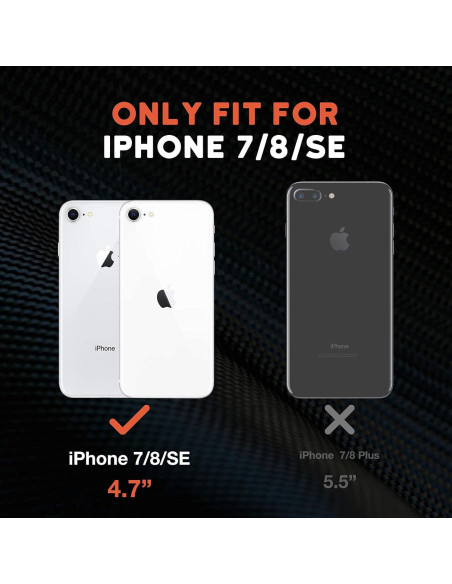 Funda NTG para iPhone SE 2022/2020/8/7 Resistente Azul Funda NTG para iPhone SE 2022/2020/8/7 Resistente Azul