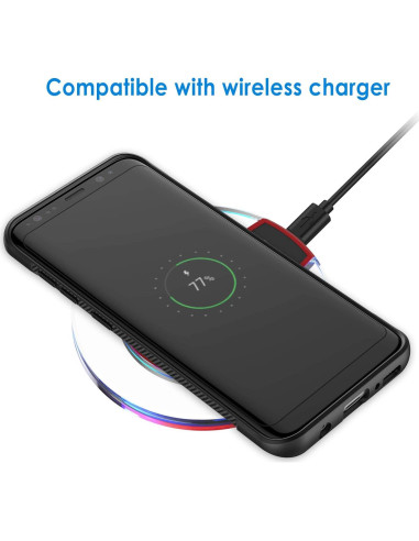 Funda Slim JETech para Samsung Galaxy S8, Negro