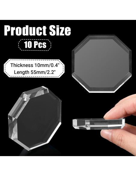 Juego de 10 Pesas de Tela de Vidrio HOFURME 5.58 cm