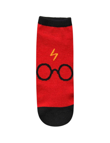 Calcetines Harry Potter 9 3/4 Paquete 5 Cortos Talla 4-10