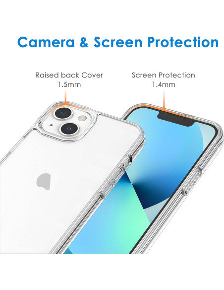 Funda JETech para iPhone 13 15.03x7.69cm Antiarañazos
