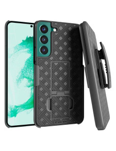 Funda para Samsung Galaxy S22+ Rome Tech con clip - Negro