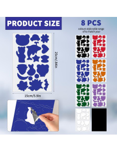 Kit de Parches de Reparación Autoadhesivos OSDAMCHEN - 8 Hojas 2