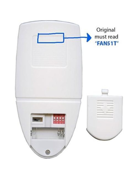 Control Remoto Anderic FAN51T para Ventiladores de Techo