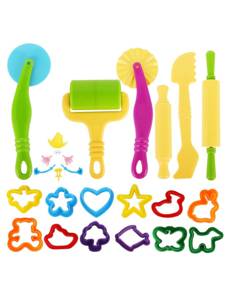 Juego de Herramientas de Plastilina Inxens 25 Piezas Creativas