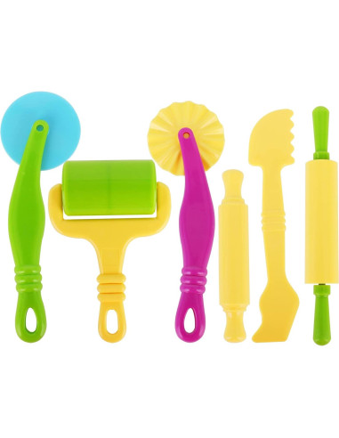 Juego de Herramientas de Plastilina Inxens 25 Piezas Creativas