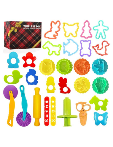 Juego de Herramientas de Masa YUNERKITA para Niños 2-8 Años