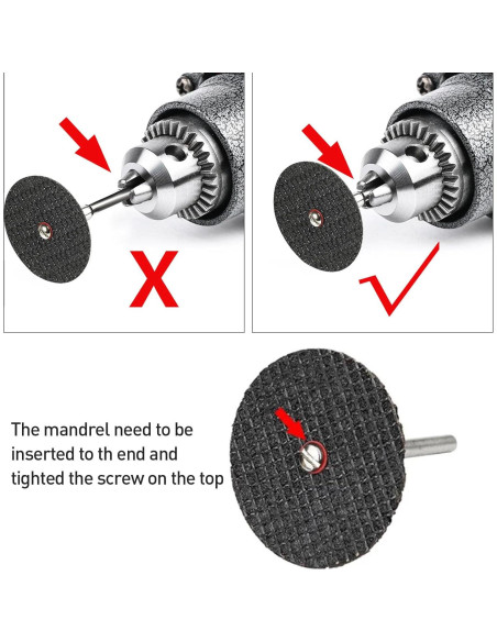 60 Discos de Corte 32mm APORO para Herramienta Rotativa