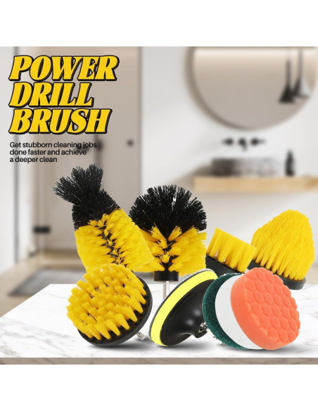 Kit de limpieza 12 en 1 MIANYINGR con cepillos y varilla