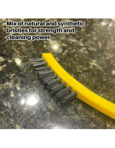 Cepillo de limpieza Rubbermaid 21.6 cm cerdas plásticas negro 2