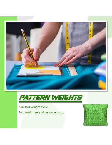 6 Pesas de Patrón Gejoy para Confección de Tela y Papel