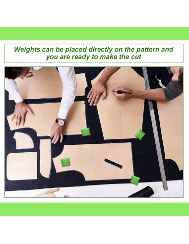 6 Pesas de Patrón Gejoy para Confección de Tela y Papel