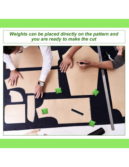 6 Pesas de Patrón Gejoy para Confección de Tela y Papel