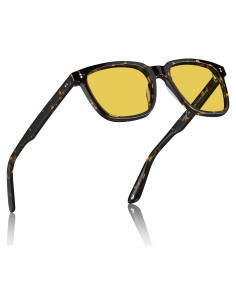 Gafas de Conducción Nocturna CARFIA Marco Cuadrado Amarillo