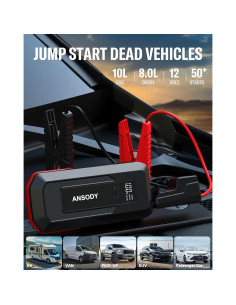 Arrancador de Coche Ansody S7 3000A con Luz LED y SOS 2
