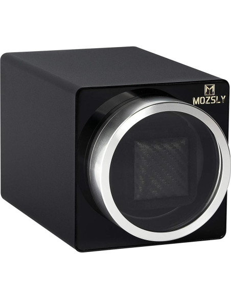 MOZSLY Reloj Winder Individual para Relojes Automáticos Negro