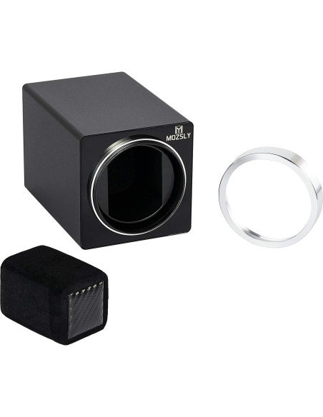 MOZSLY Reloj Winder Individual para Relojes Automáticos Negro