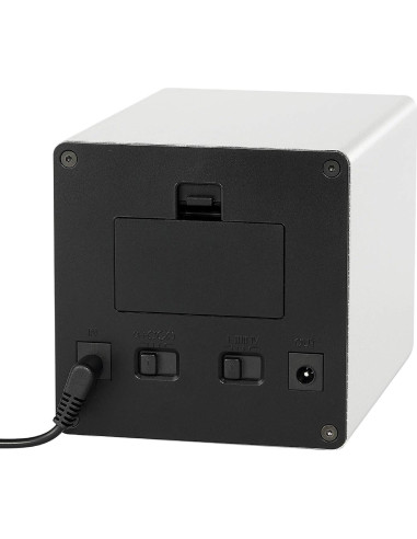 MOZSLY Reloj Winder Individual para Relojes Automáticos Plata