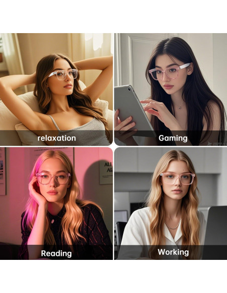 Gafas Inteligentes GenXenon GS03-C Luz Azul Bluetooth 5.3 Gafas Inteligentes GenXenon GS03-C Luz Azul Bluetooth 5.3