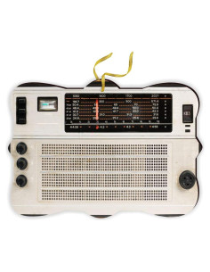 Adorno Retro Transistor Radio - Sam Sandor - 8.89x6.35 cm