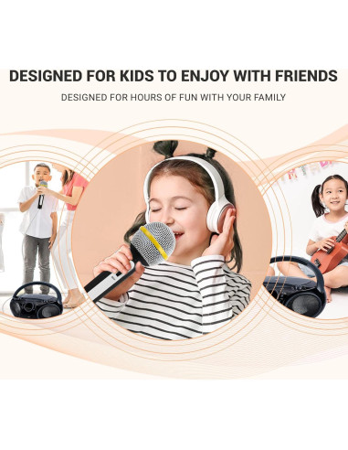 Karaoke Portátil SingingWood NP030AB-GK, Bluetooth y CD