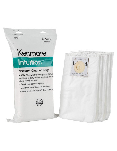 Bolsas HEPA Kenmore IB600 para Aspiradoras Verticales